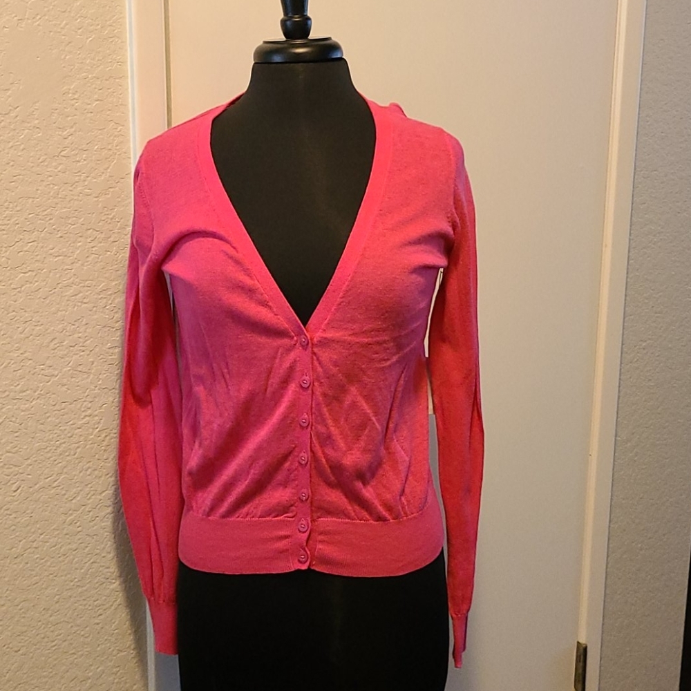 Womens hot pink sweater